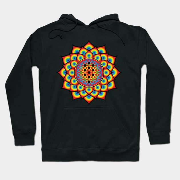 Tree Of Life Mandala Hoodie by GalacticMantra